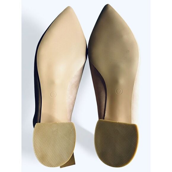 Seven7 Women’s Blush Monika Faux Leather Pointed Toe Slip On Mules Pink Sz 9 - Picture 6 of 7